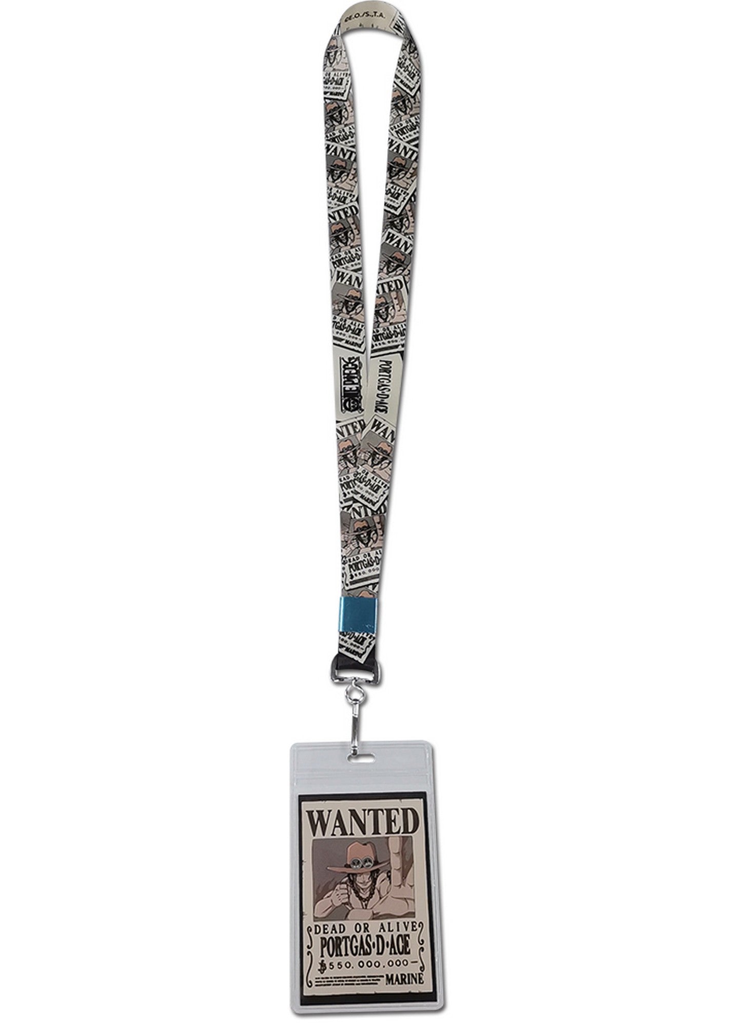One Piece - Portgas D. Ace Wanted Poster Style #1 Lanyard