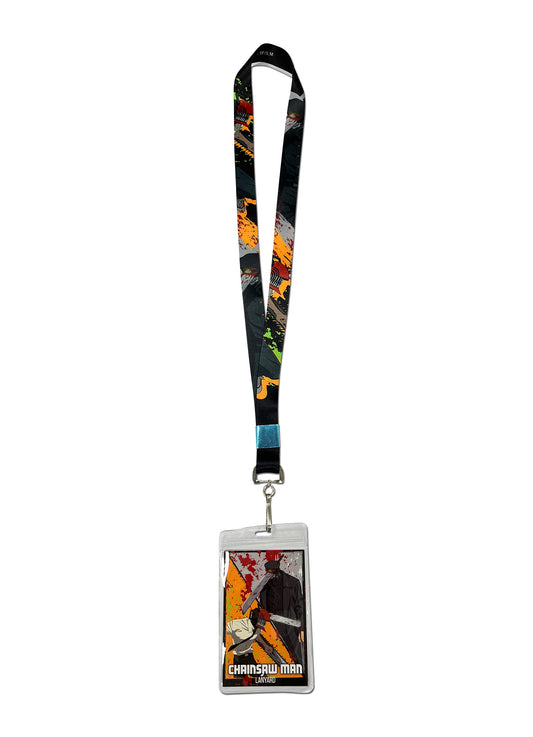 Chainsaw Man - Chainsaw Man & Sideburns Man Lanyard