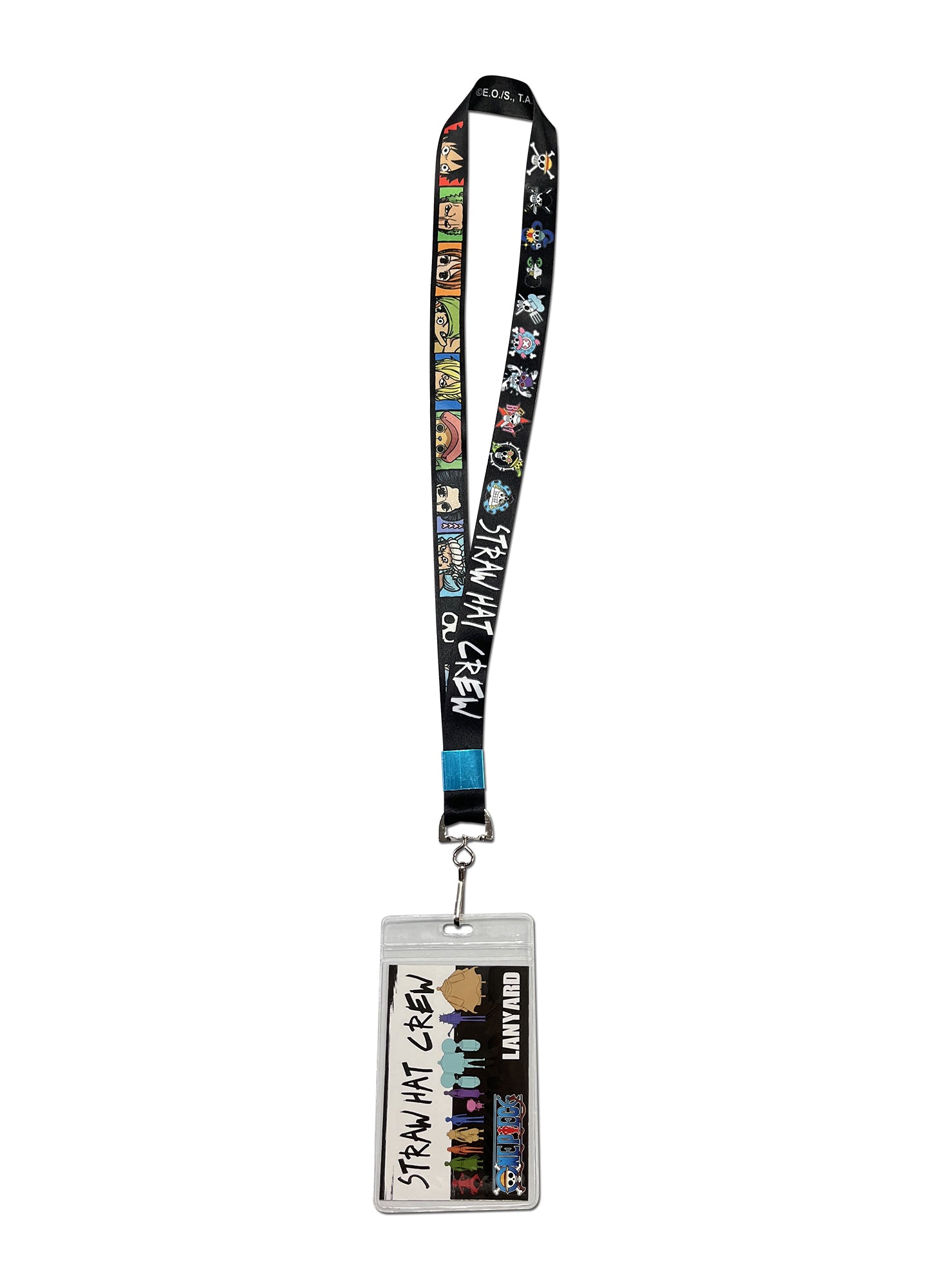 One Piece - Straw Hat Pirates Eyes Art With Skull Icon Lanyard
