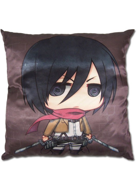 Attack On Titan - SD Mikasa Ackerman Square Pillow