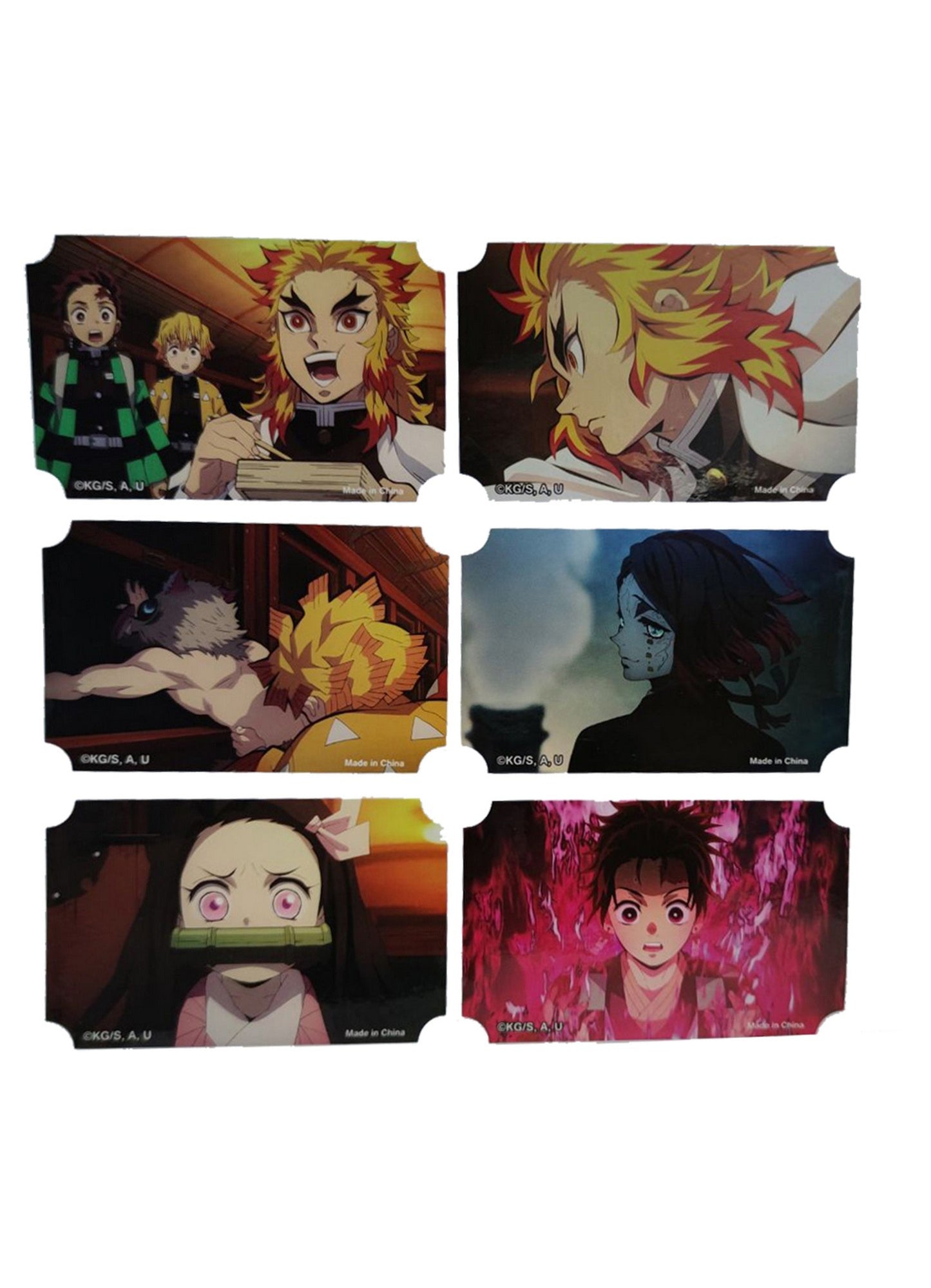 Demon Slayer The Movie - Infinity Train PV Die-Cut Sticker Set