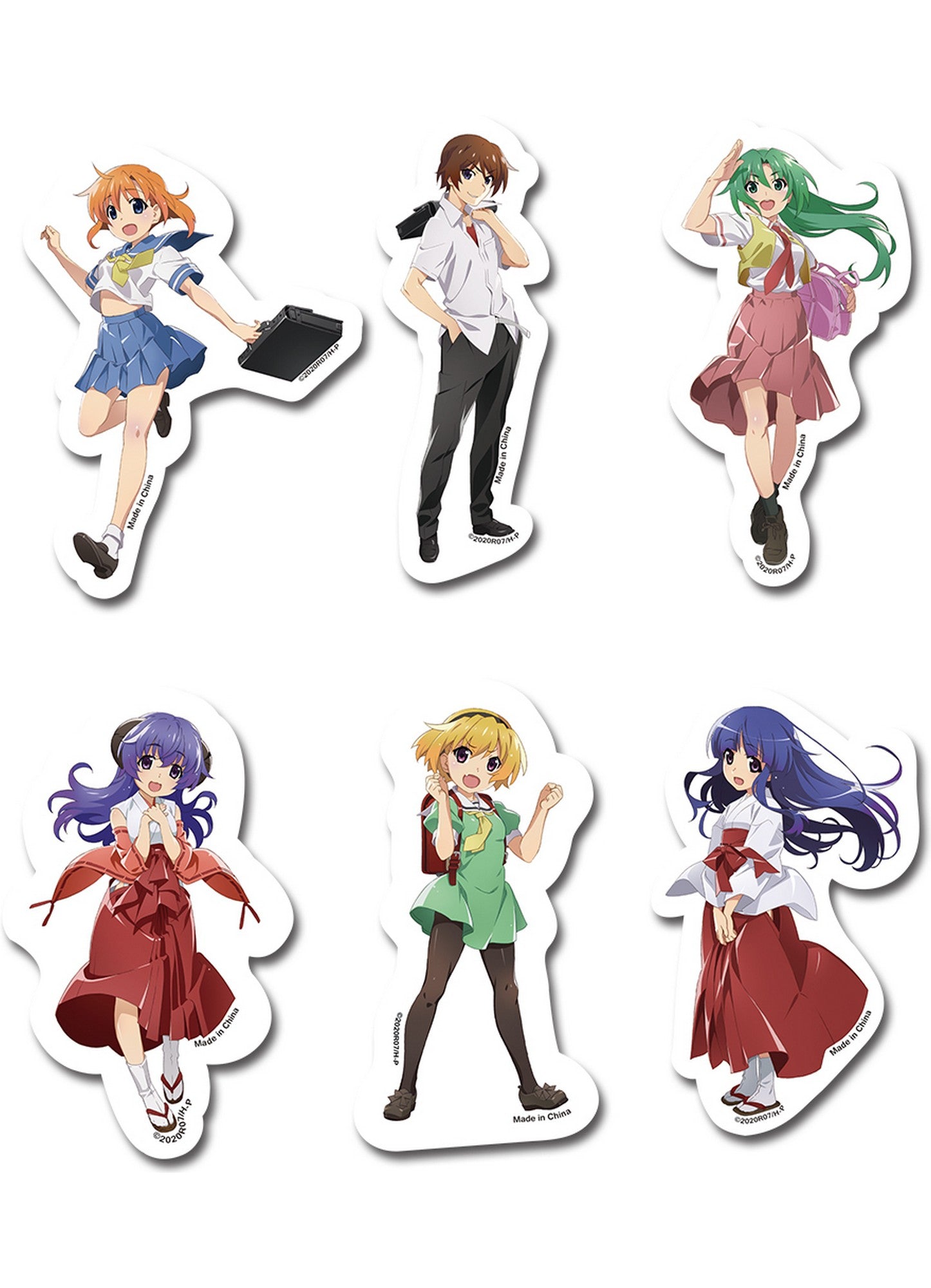 Higurashi When They Cry - Group Die-Cut Sticker Set
