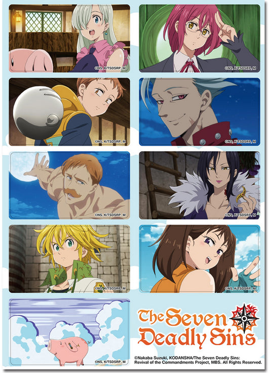 The Seven Deadly Sins S3 - Stills #1 Sticker Set