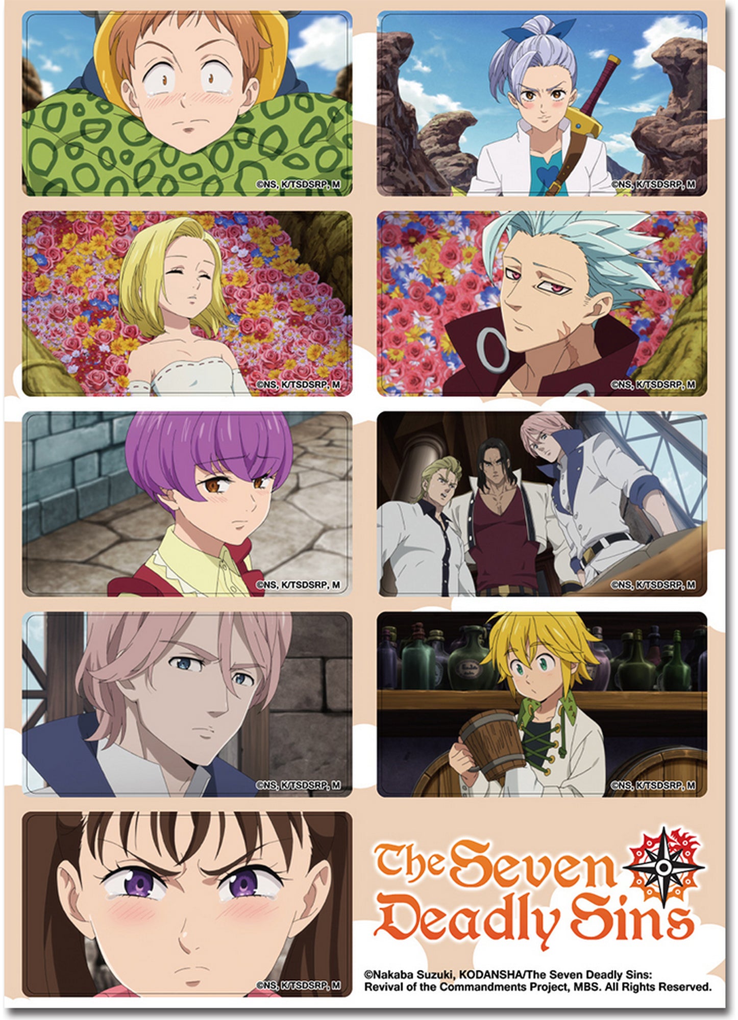 The Seven Deadly Sins S3 - Still #2 Sticker Set