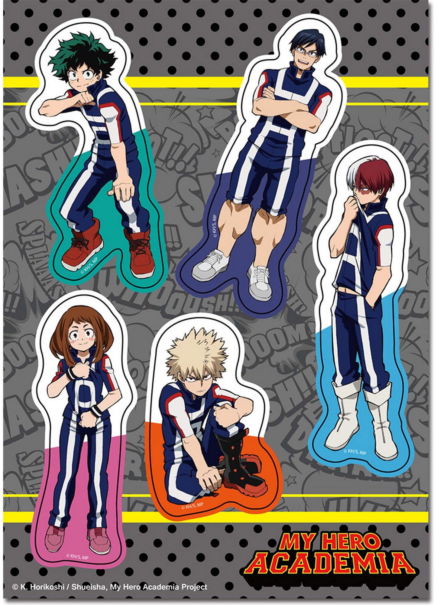 My Hero Academia S5 - Groups A Sticker Set 5"X7"