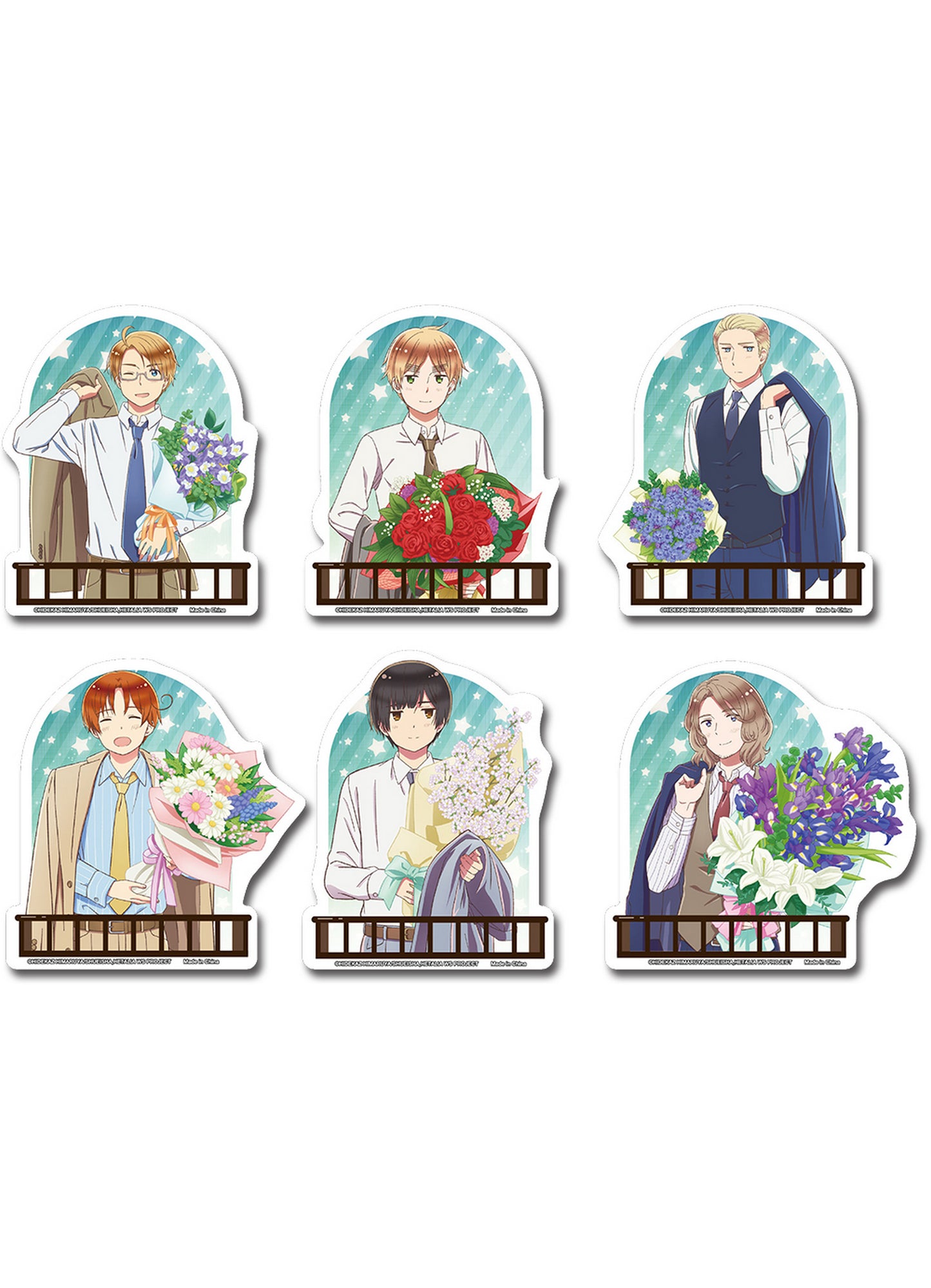 Hetalia Season 7 - Character Special Sticker Set Die-Cut 2