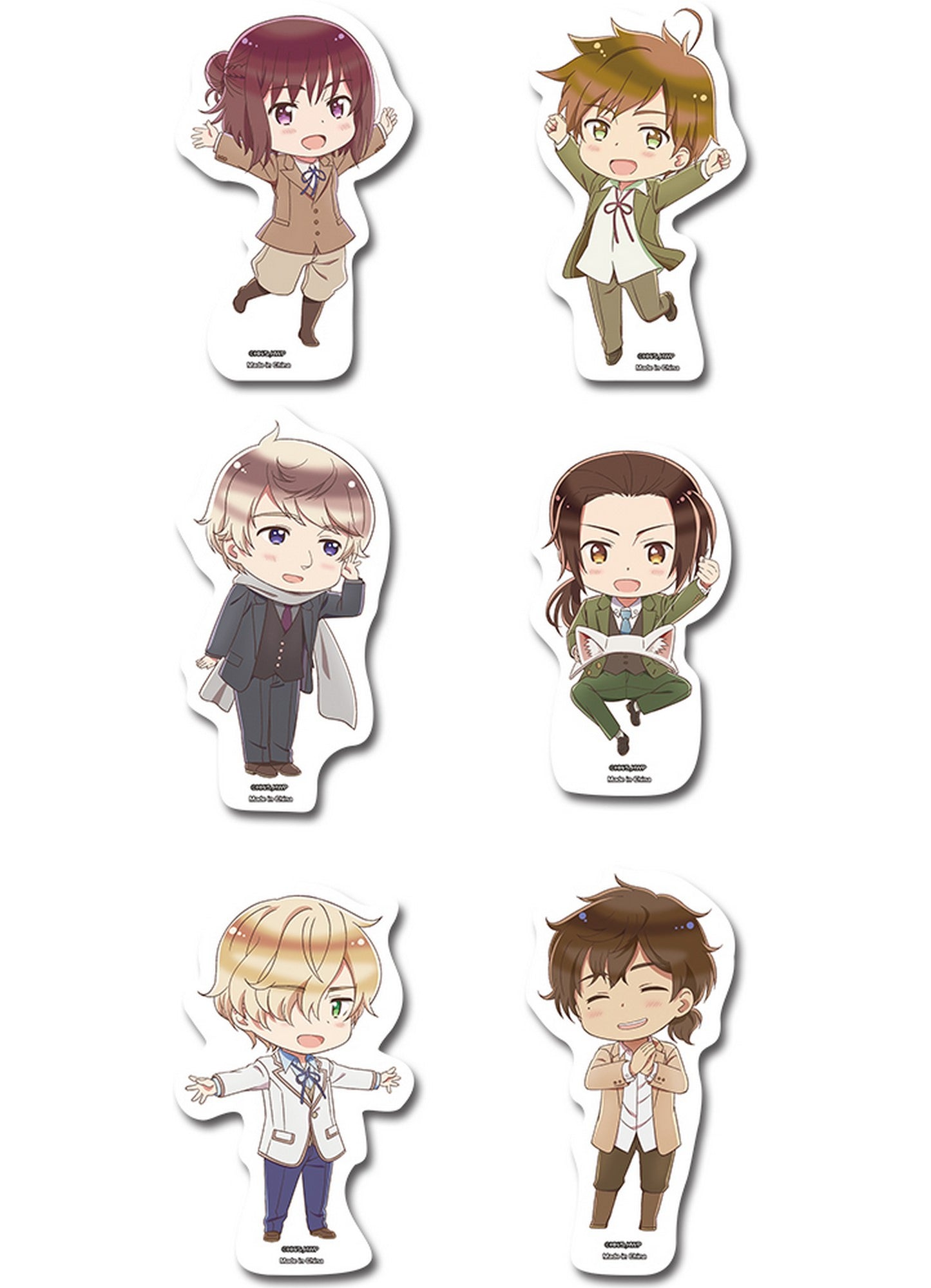 Hetalia Season 7 - Chracter Normal Sticker Die-Cut Set 2