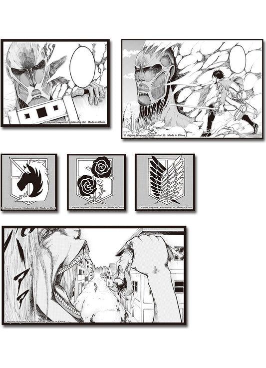 Attack On Titan (Manga) - Vol 01 Manga Die - Cut Sticker Set