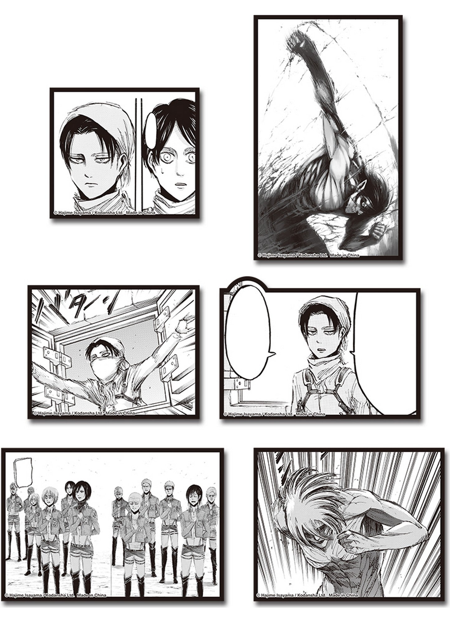 Attack On Titan (Manga) - Vol 05 Manga Die - Cut Sticker Set