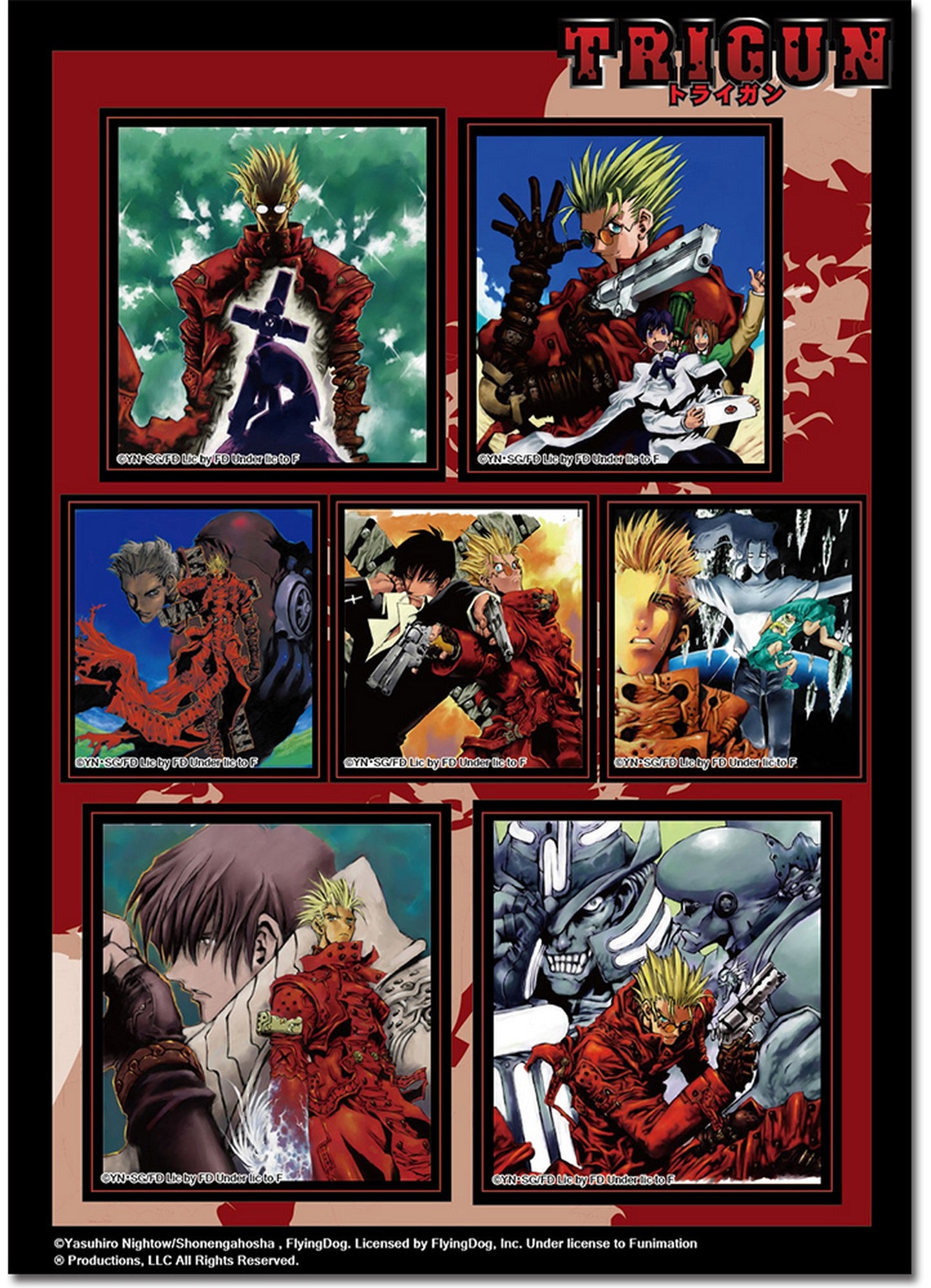 Trigun - Key Art Sticker Set