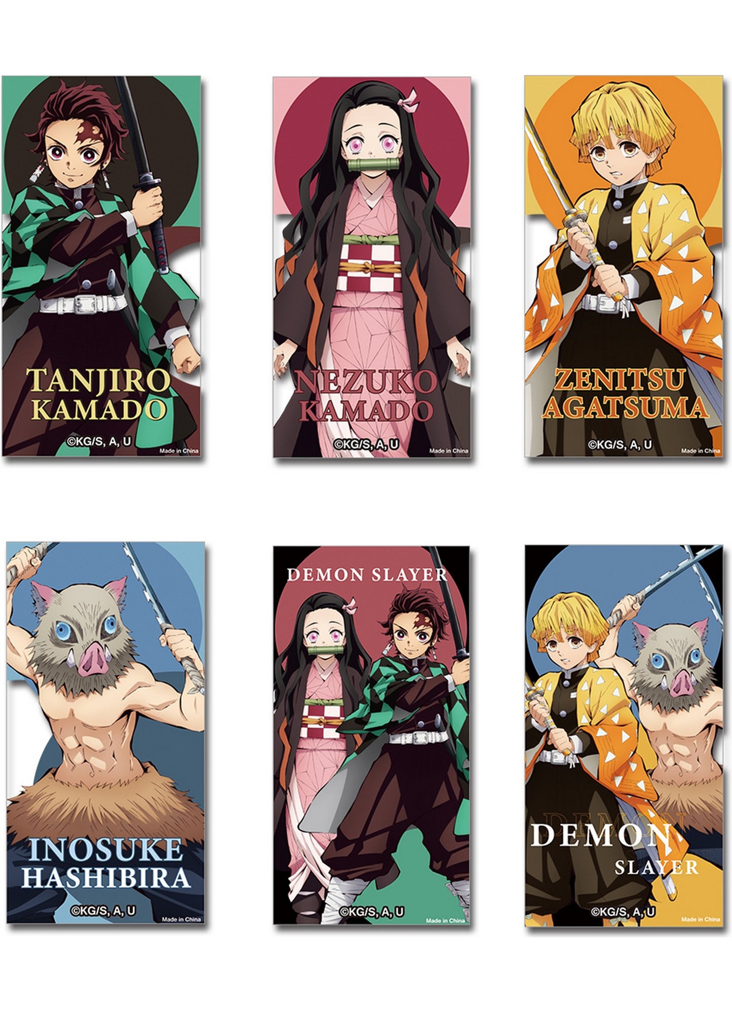 Demon Slayer - Group Transparent Die-Cut Sticker