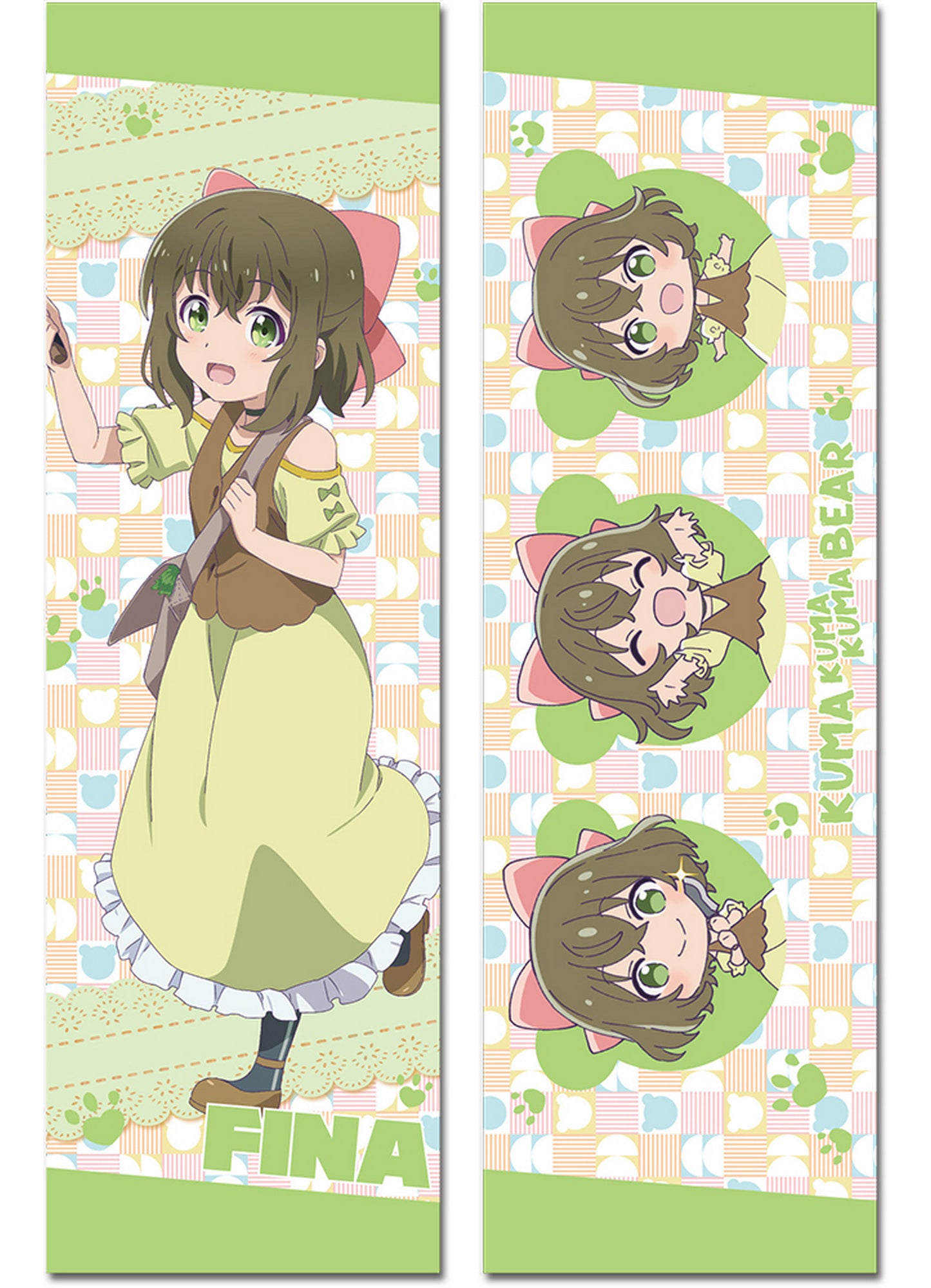Kuma Kuma Kuma Bear - Fina Body Pillow 13.3"W x 43"H