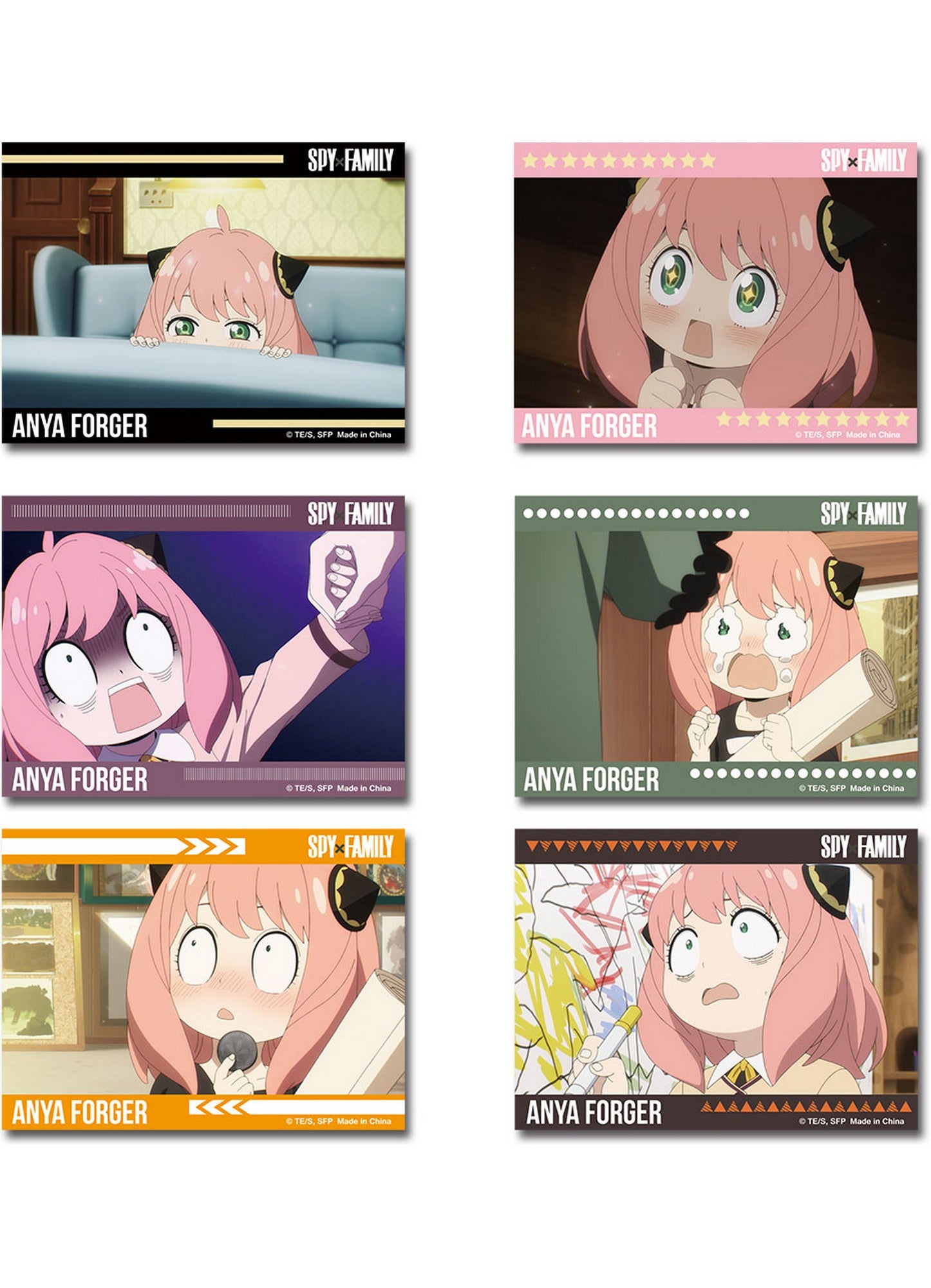 Spy X Family - Anya Forger Forger Die-Cut Sticker Set