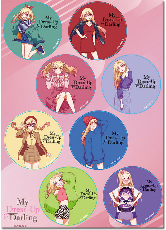 My Dress-Up Darling - Marin Kitagawa Clothes Sticker Set 5"X7"