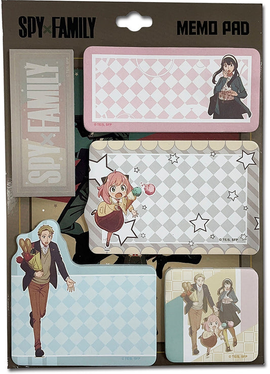 Spy X Family - Forger Family Daily Die-Cut Memo Pad Set