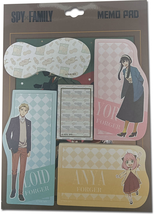 Spy X Family- Forger Family #B Dei-Cut Memo Pad