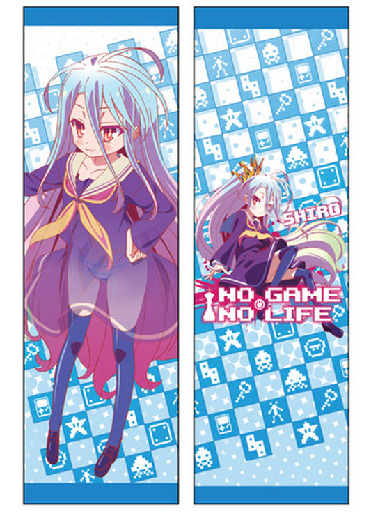No Game No Life - Shiro Body Pillow 13.3"W x 43"H