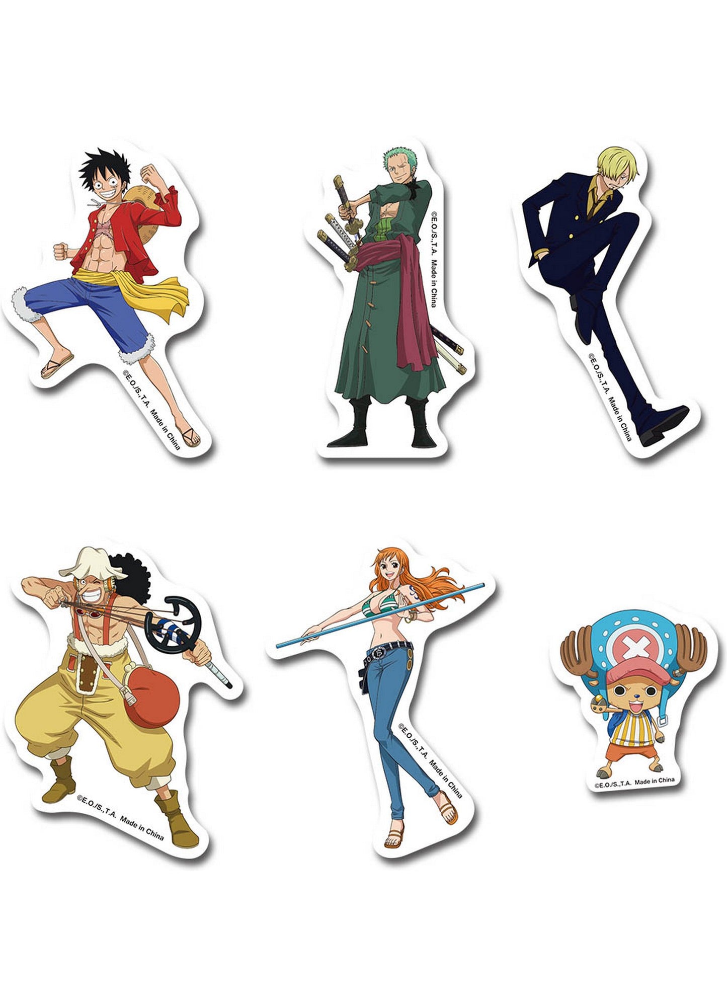 One Piece - After 2 Years Character Group Die-Cut Sticker