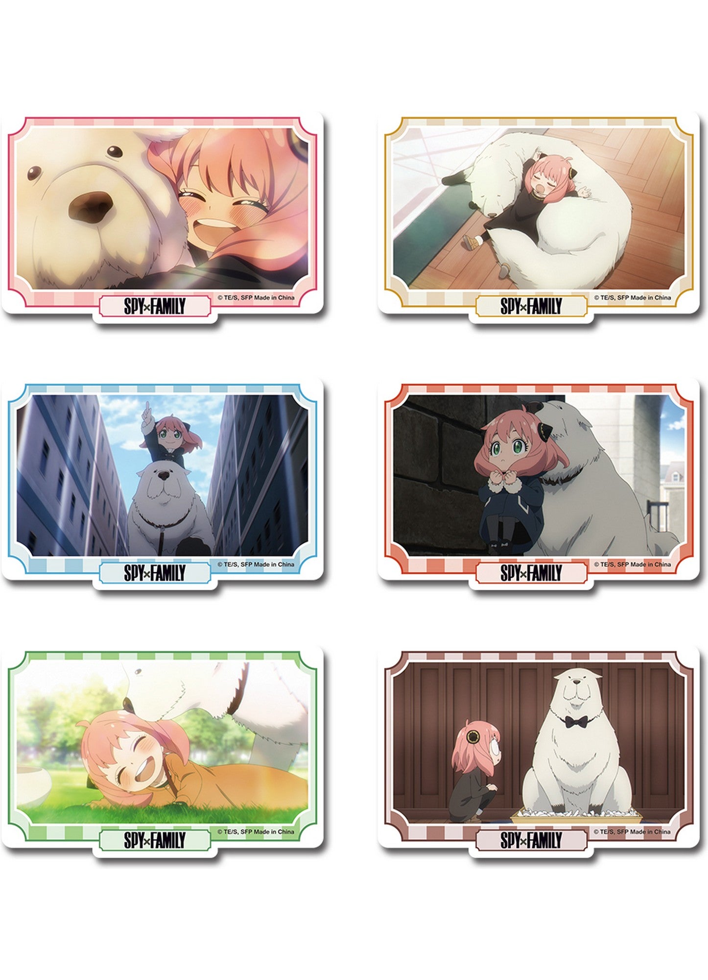 Spy X Family - Anya Forger And Bond Die-Cut Sticker