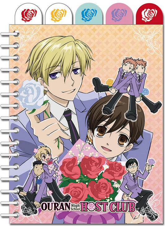 Ouran High School Host Club - Tabbed Notebook