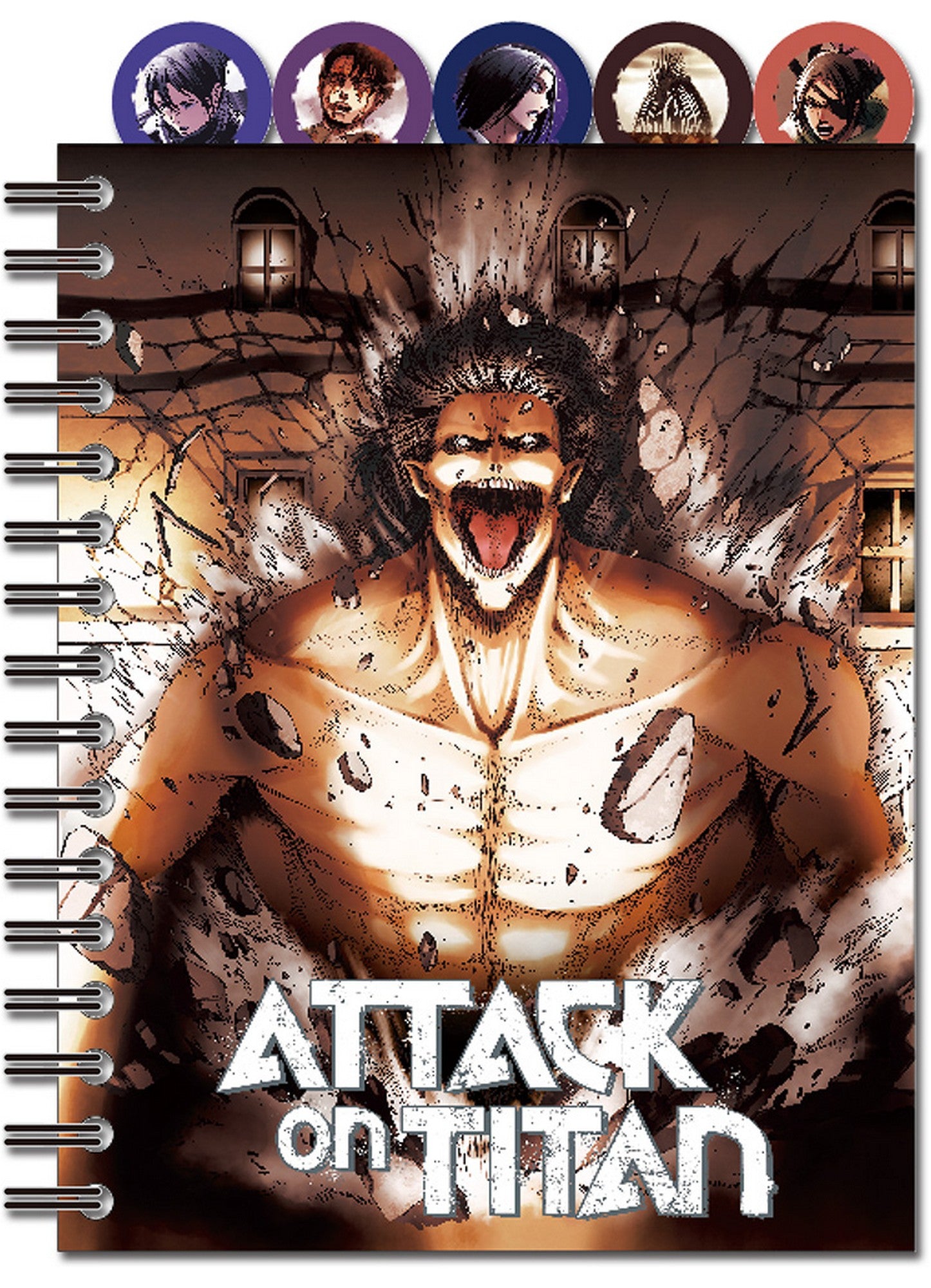 Attack On Titan (Manga) - Group Manga Cover Art #02 Tabbed Notebook