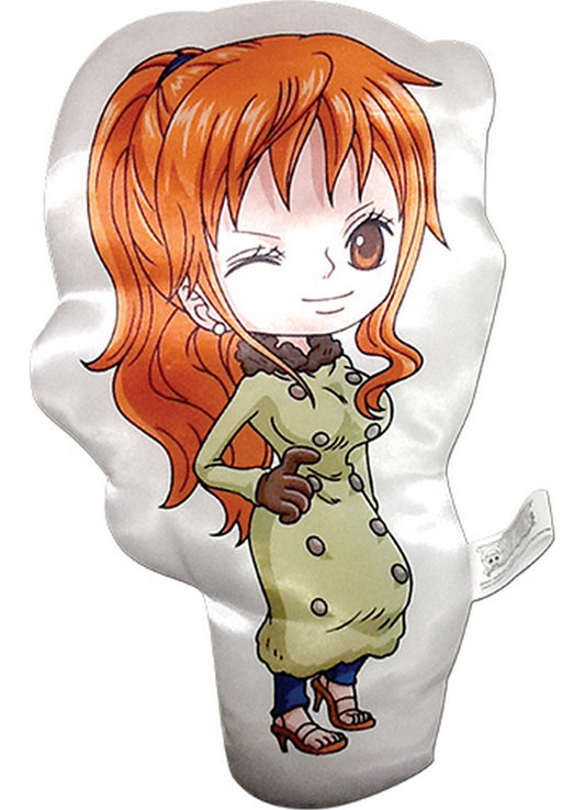 One Piece - SD Nami Plush Pillow 14"H