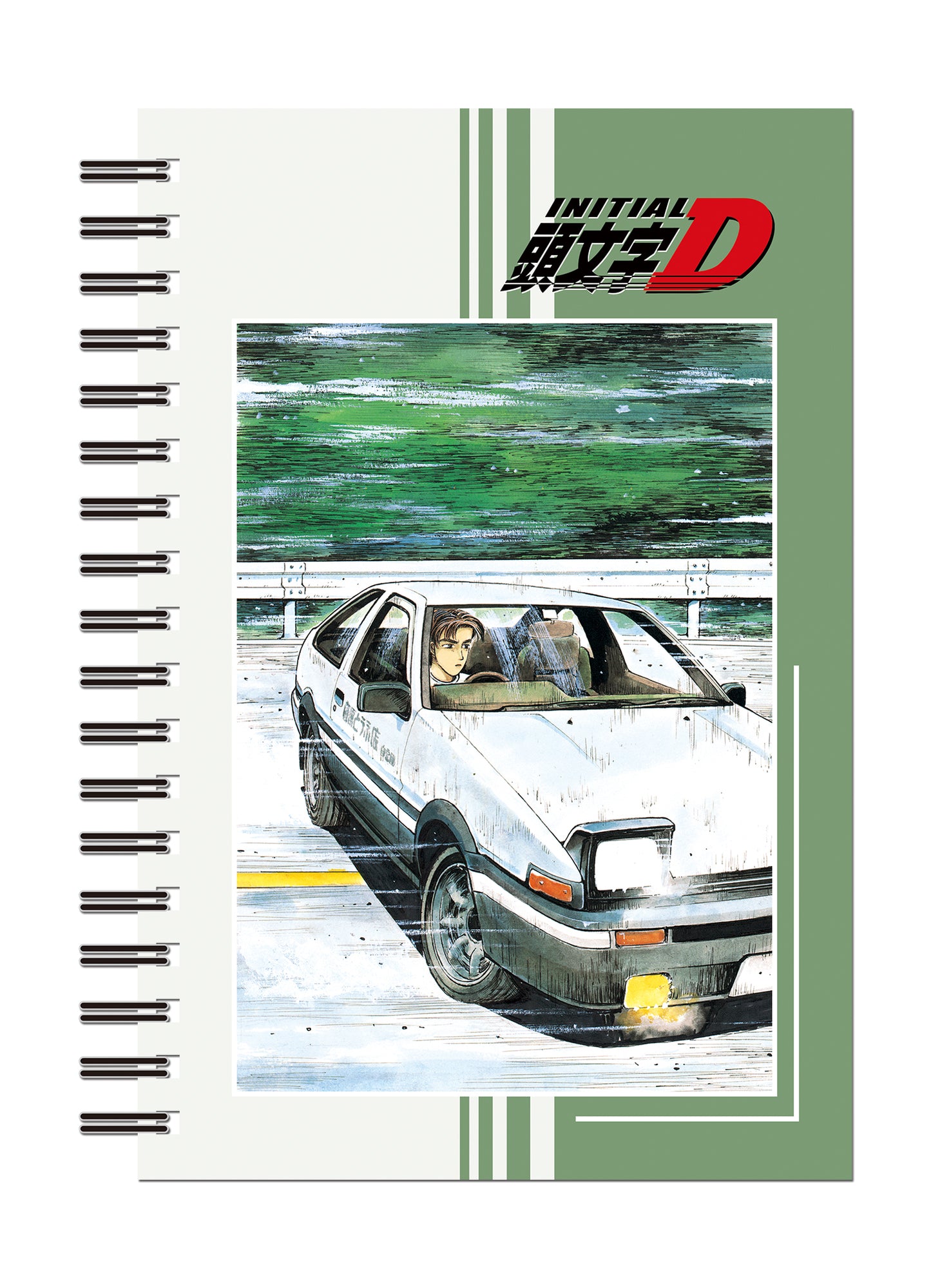 Initial D - Fujiwara Takumi Drive Gt-Apex Notebook
