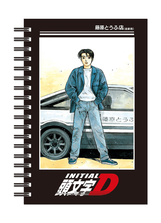 Initial D - Fujiwara Takumi And Sprinter Trueno Gt - Apex Notebook