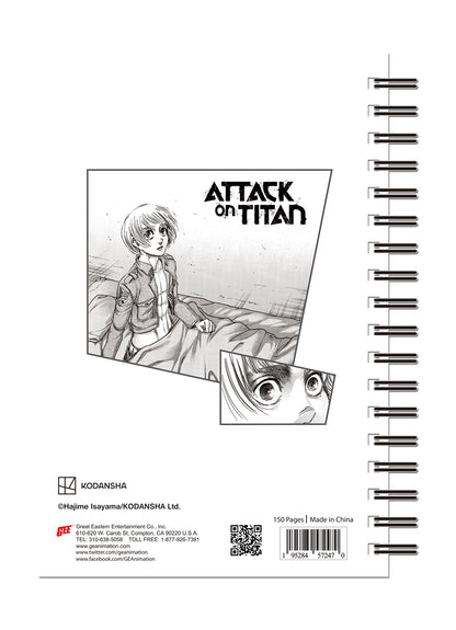 Attack On Titan (Manga)- Armin Arlet Notebook