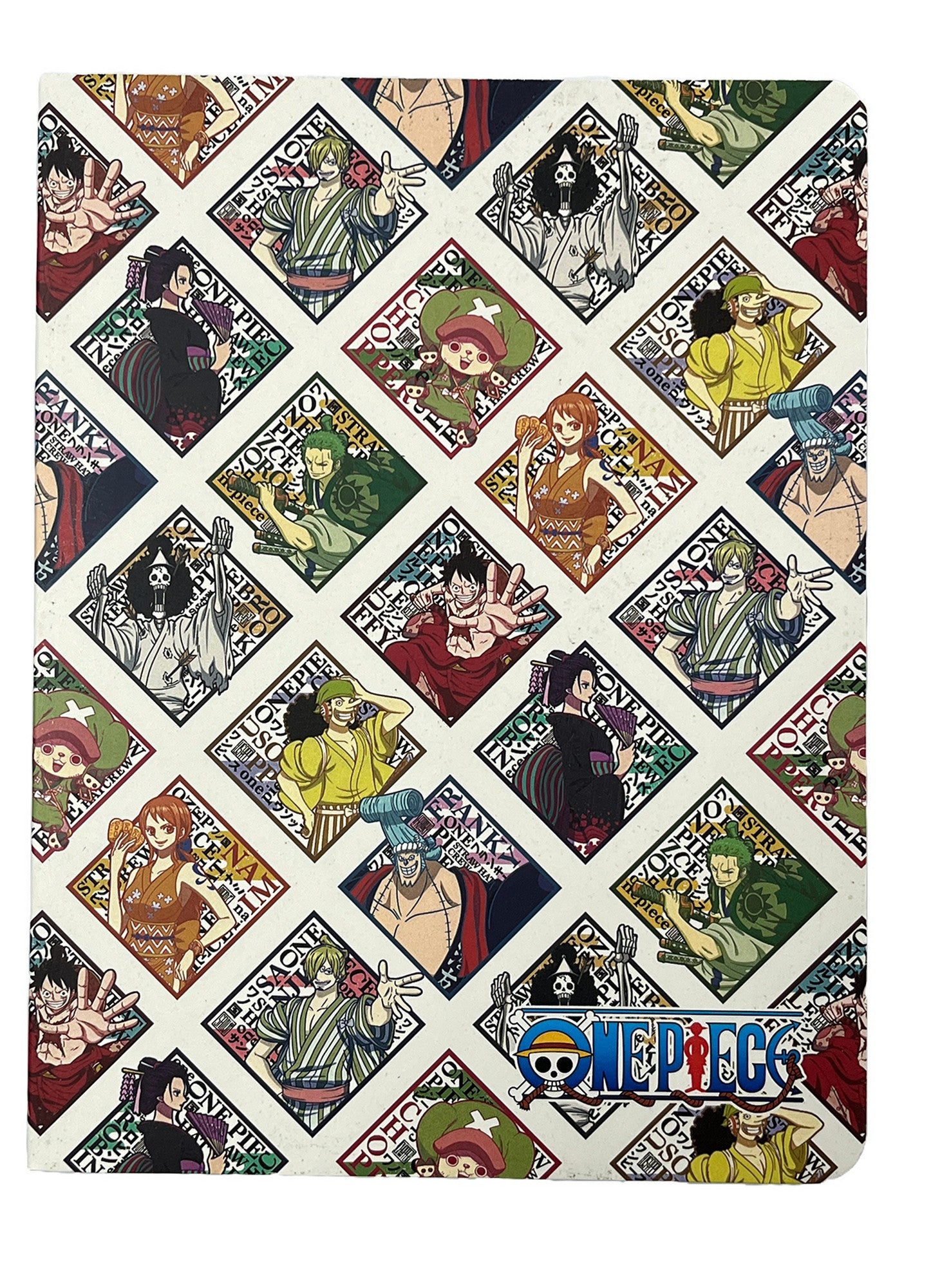 One Piece - Wano Country Group In The Rhombus - Perfect Bound Notebook