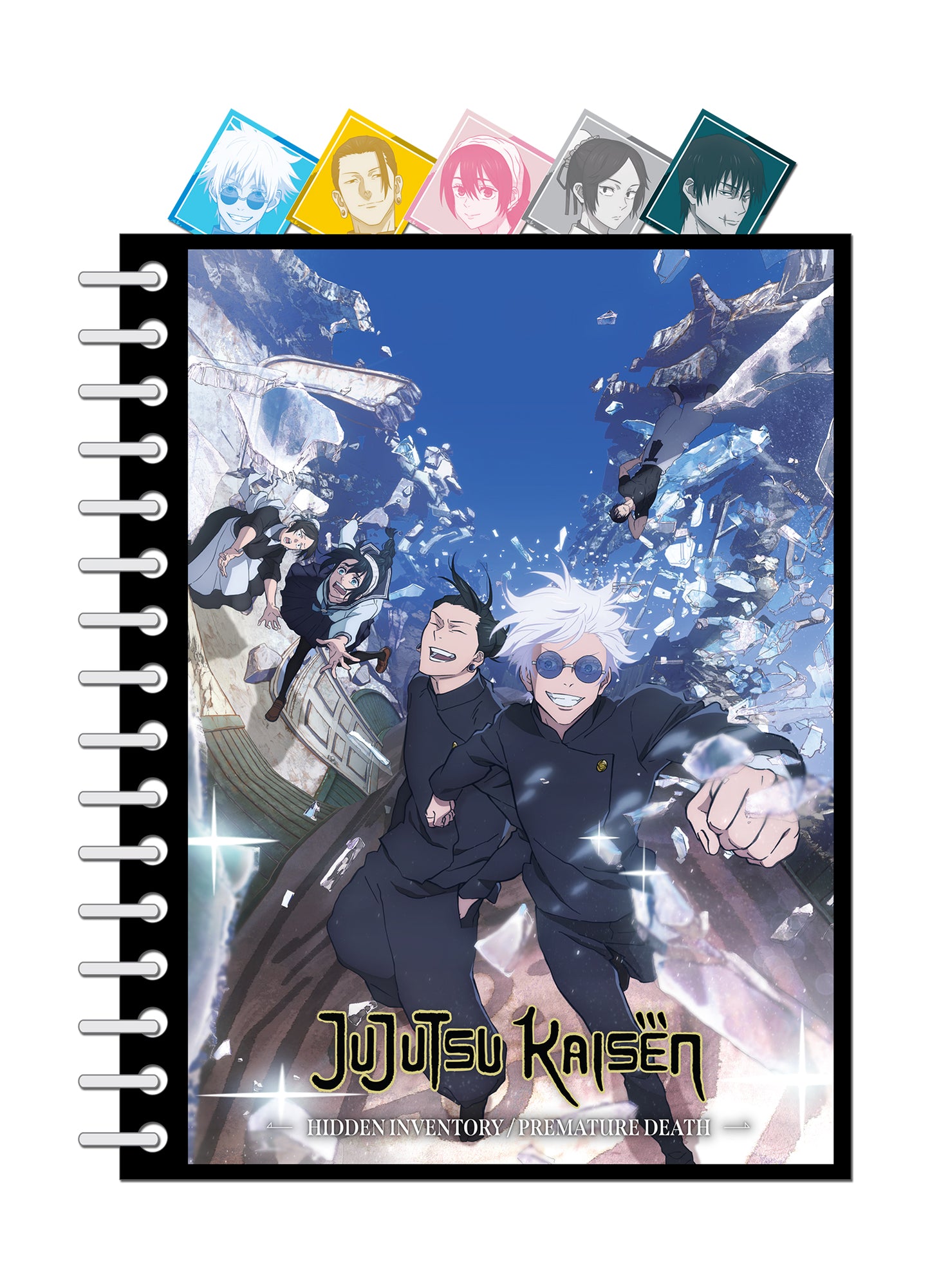 Jujutsu Kaisen S2 - Hidden Inventory Key Art Tabbed Notebook