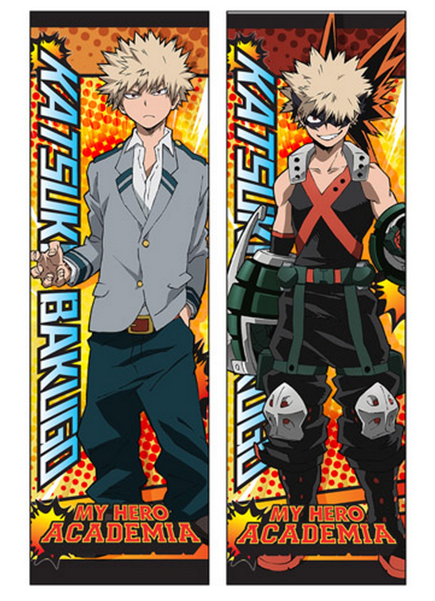 My Hero Academia - Katsuki Bakugo Body Pillow 13.3"W x 43"H