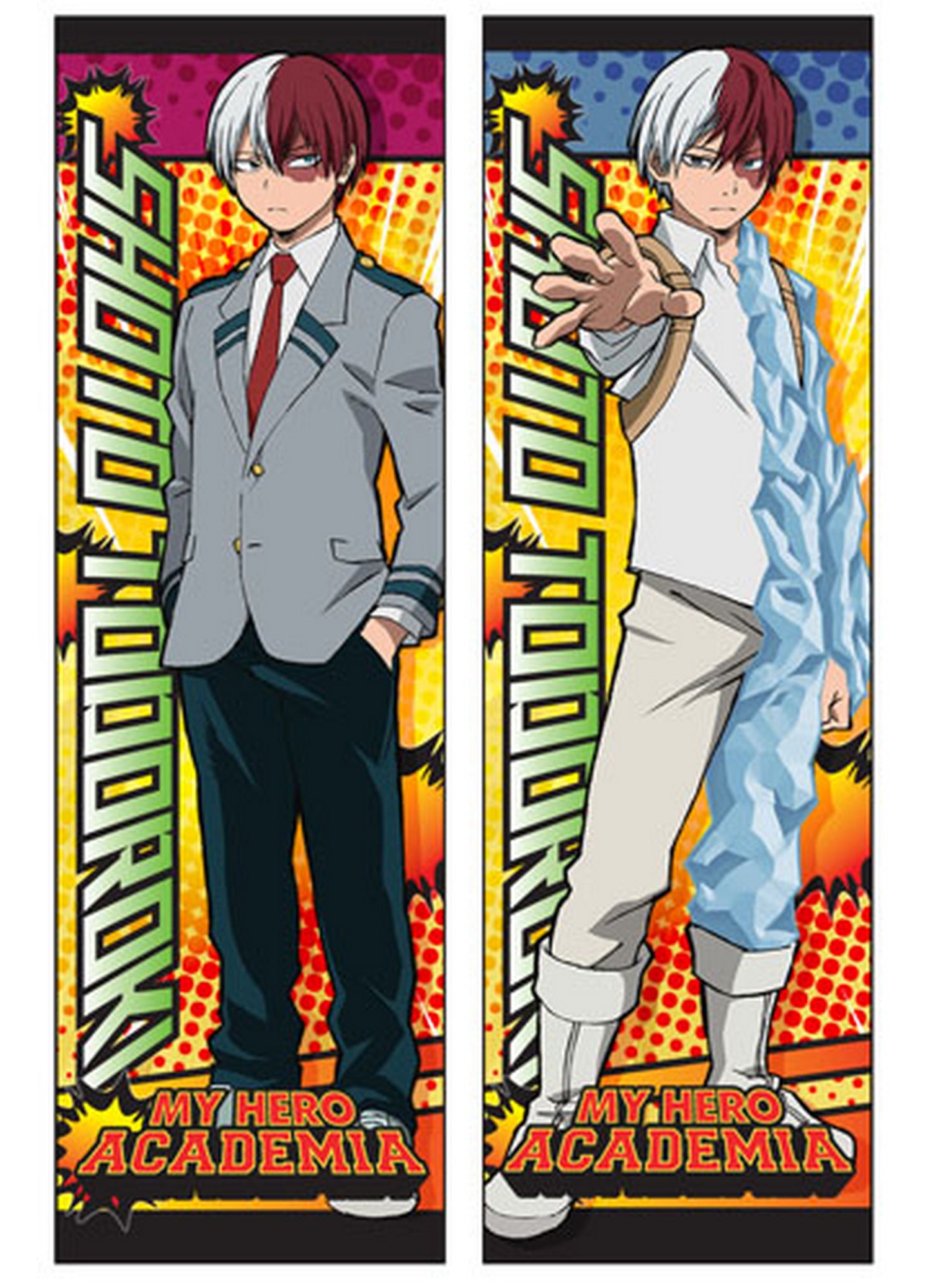 My Hero Academia - Shoto Todoroki Body Pillow 13.3"W x 43"H