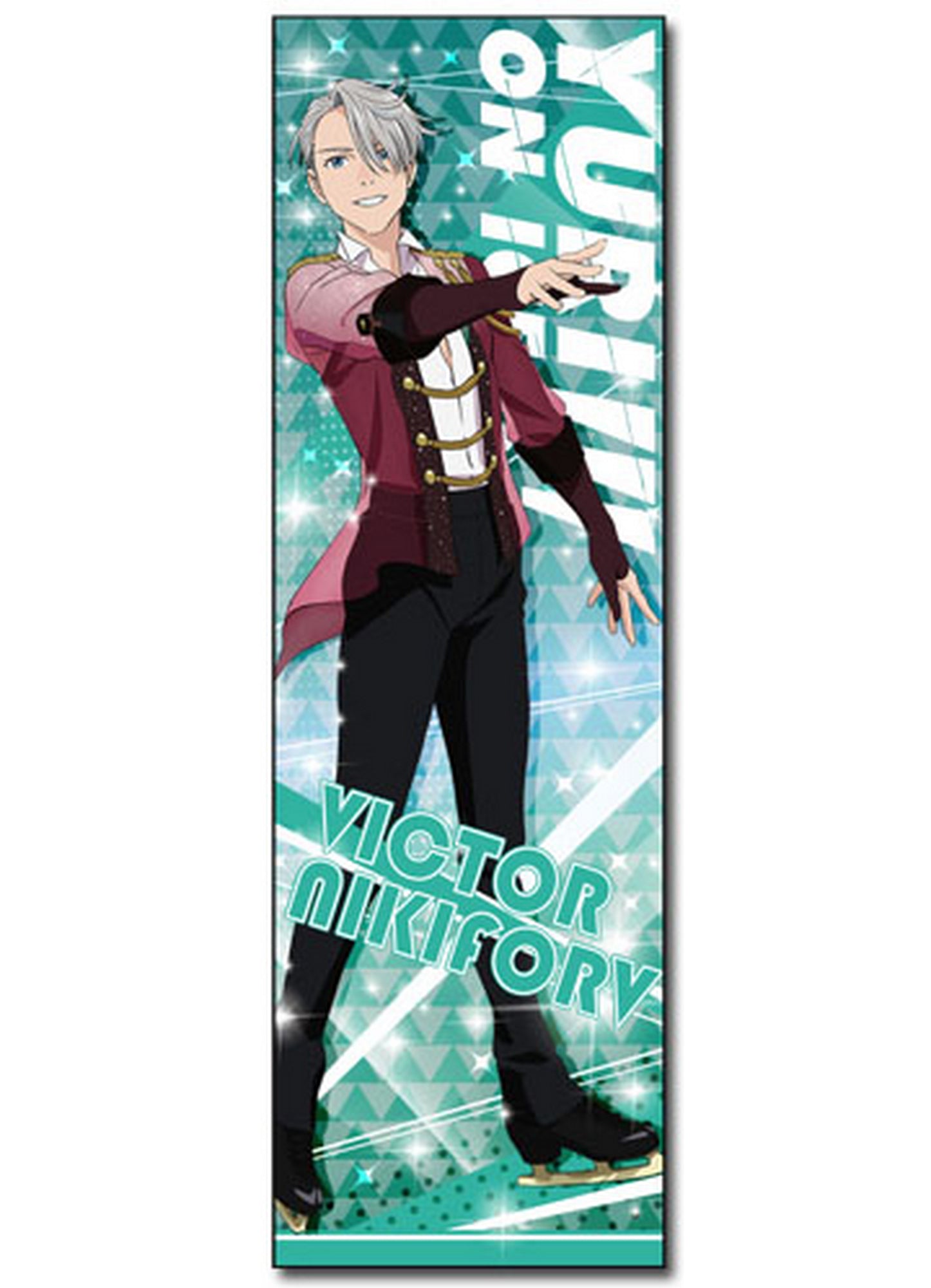 Yuri! On Ice - Victor Nikiforov Body Pillow 13.3"W x 43"H