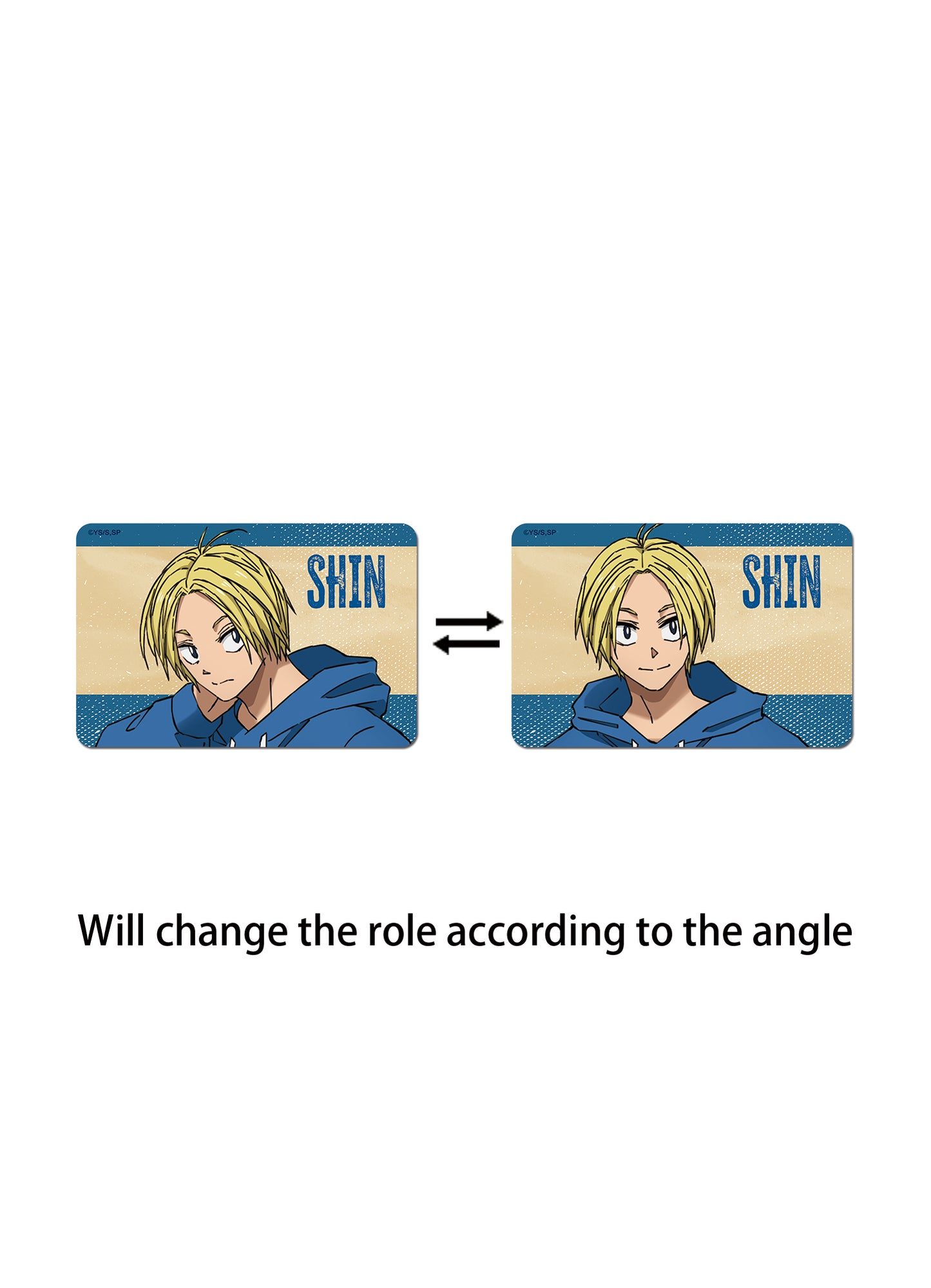 Sakamoto Days - Shin 3D Motion Reflective Car Sticker 6.7"H