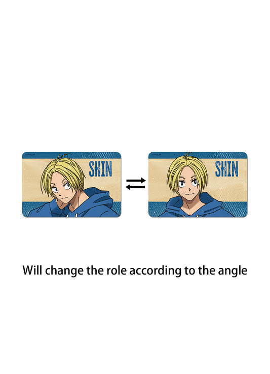 Sakamoto Days - Shin 3D Motion Reflective Car Sticker 6.7"H