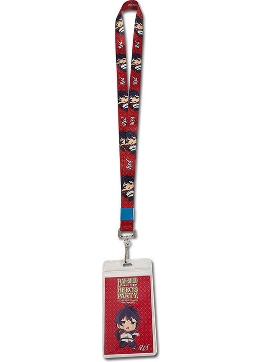Banished From The Heros Party - Red Lanyard