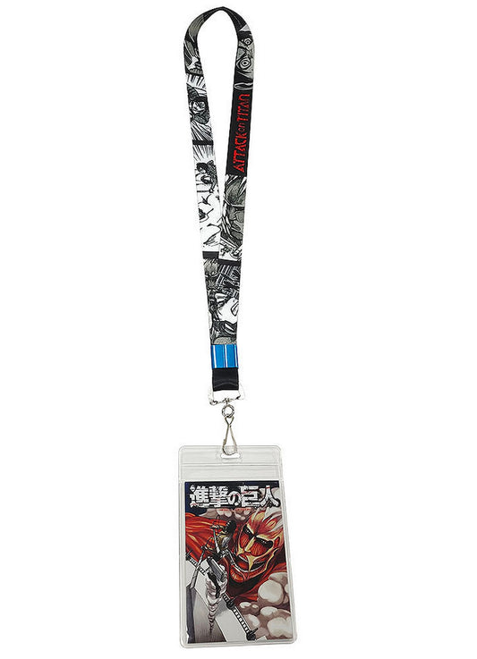 Attack On Titan (Manga) - Eren Yeager & Colossal Titan Lanyard