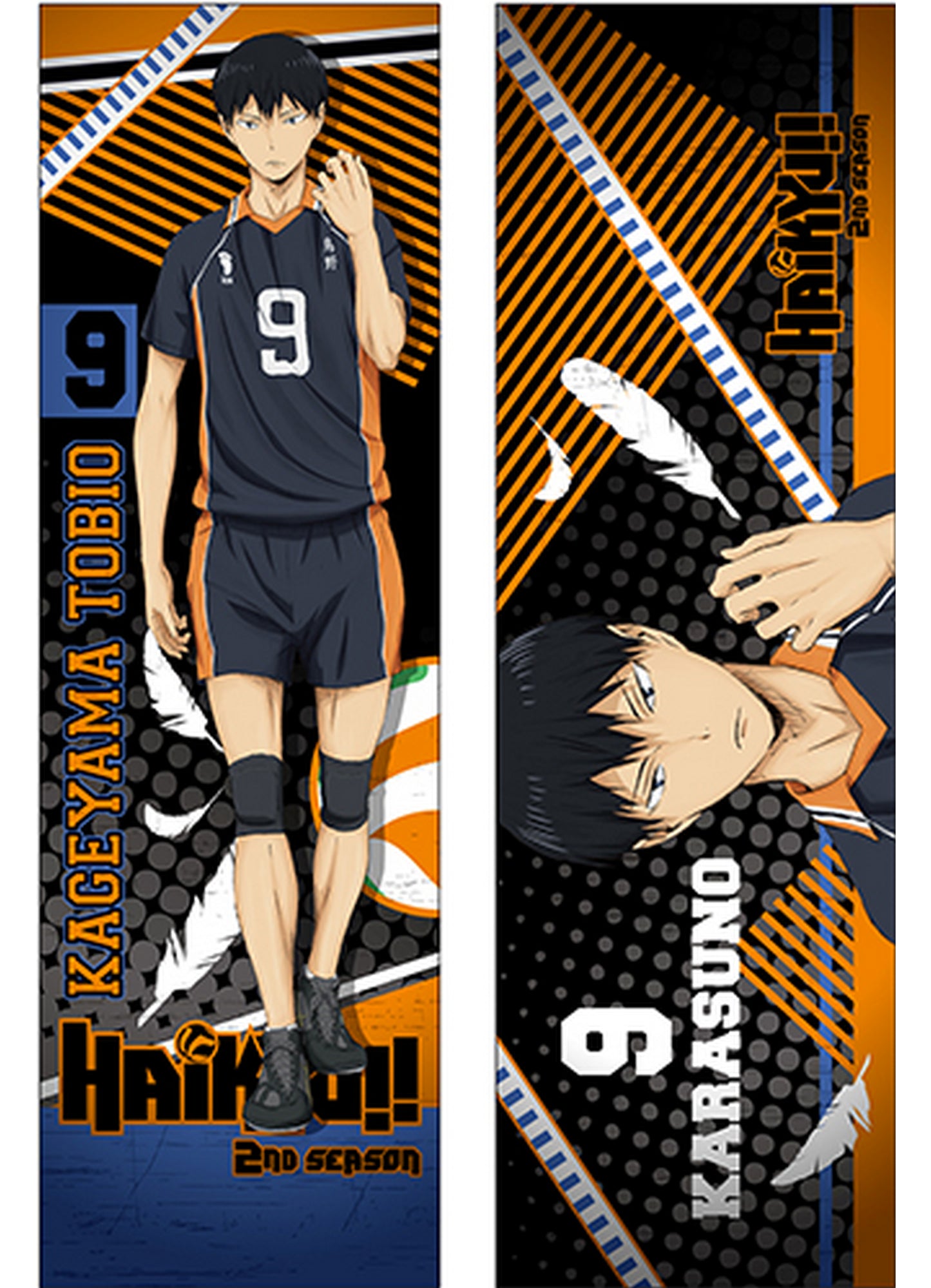 Haikyu S2 - Tobio Kageyama Body Pillow Case 13.3"W x 43"H
