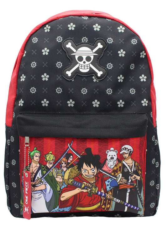 One Piece - One Piece Wano Country Group Red Backpack