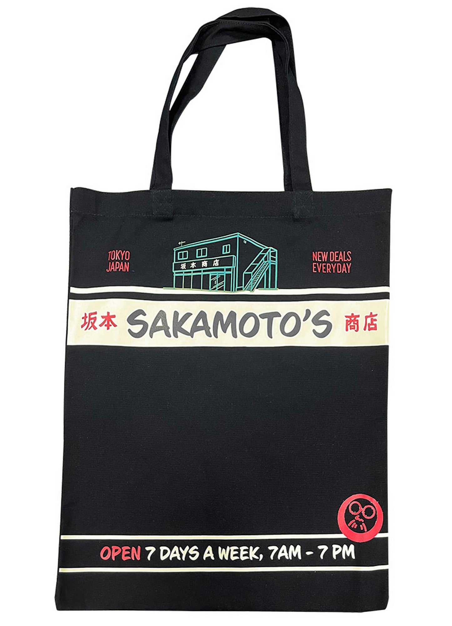 Sakamoto Days - Black Tote Bag