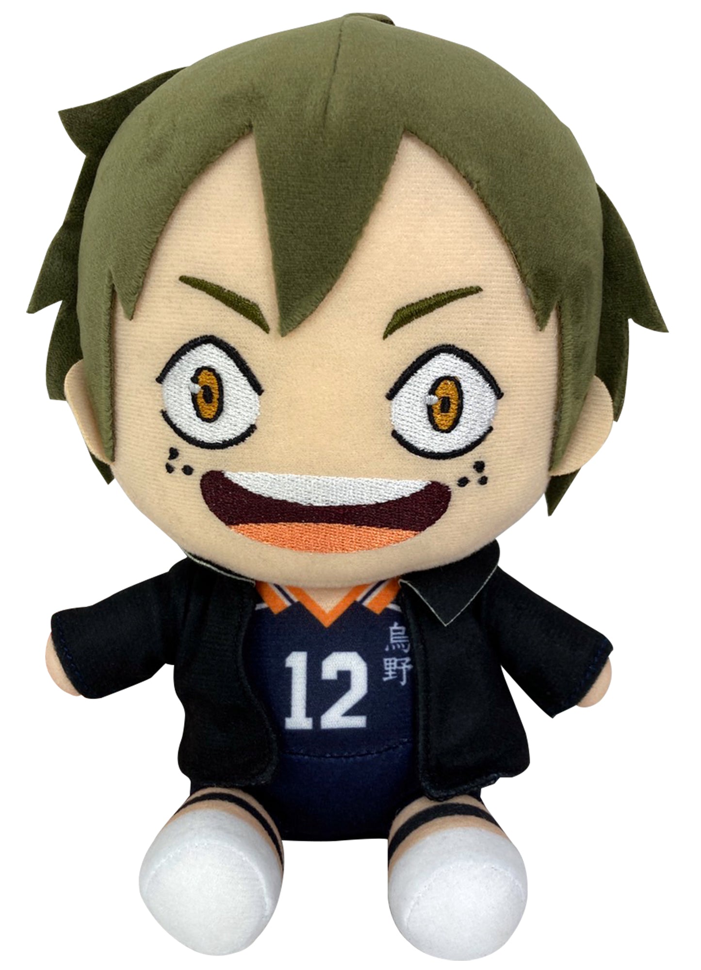 Haikyu S3 - Tadashi Yamaguchi Jacket Sitting Pose Plush 7"H