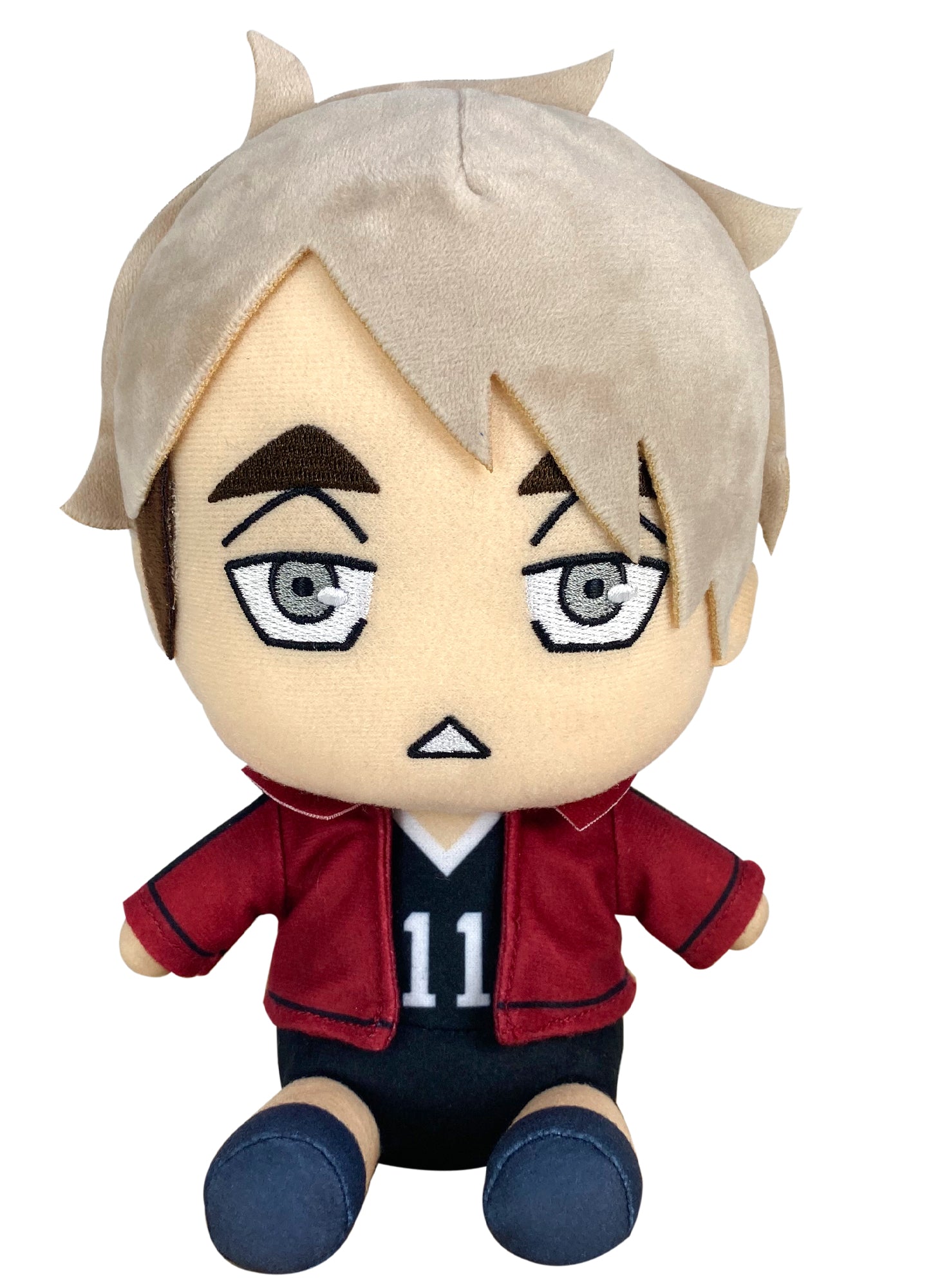 Haikyu S4 - Osamu Miya Jacket Sitting Pose Plush 7"H