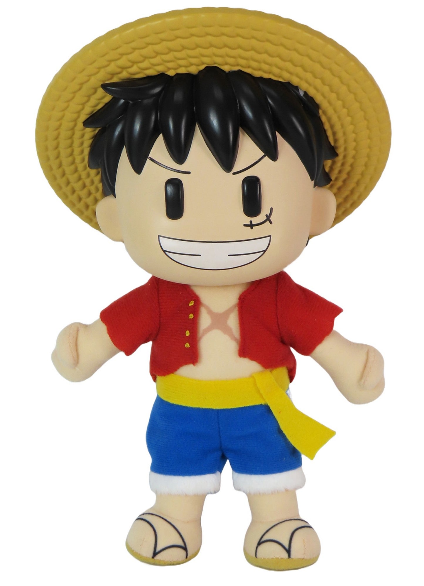 One Piece - Monkey D. Luffy FigureKey Plush 8"H