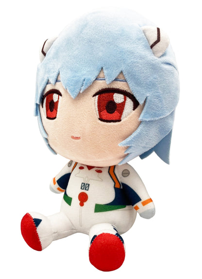 Evangelion New Movie – Rei Ayanami Sitting Plush 7"H