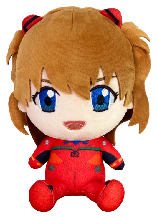 Evangelion New Movie - Asuka Langley Sitting Plush 7"H