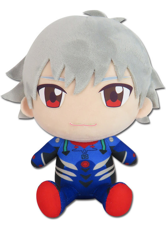 Evangelion New Movie - Kaworu Nagisa Sitting Plush 7"H