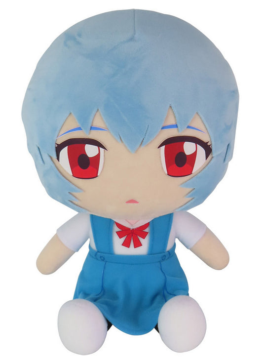 Evangelion New Movie - Rei Ayanami Uniform Sitting Plush 12"H