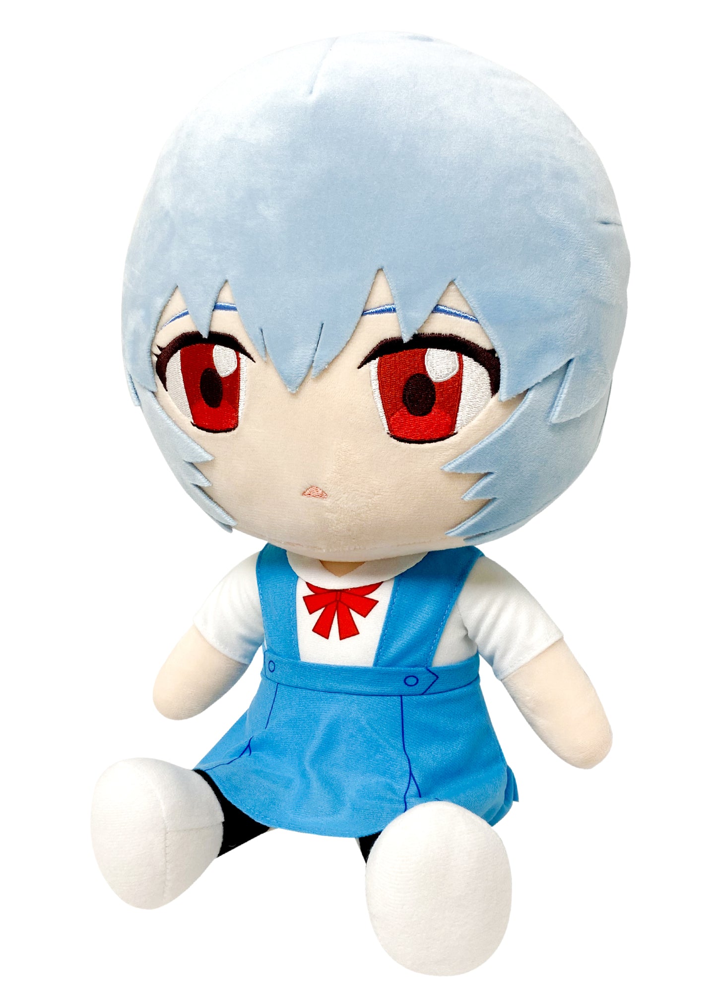 Evangelion New Movie - Rei Ayanami Uniform Sitting Plush 12"H