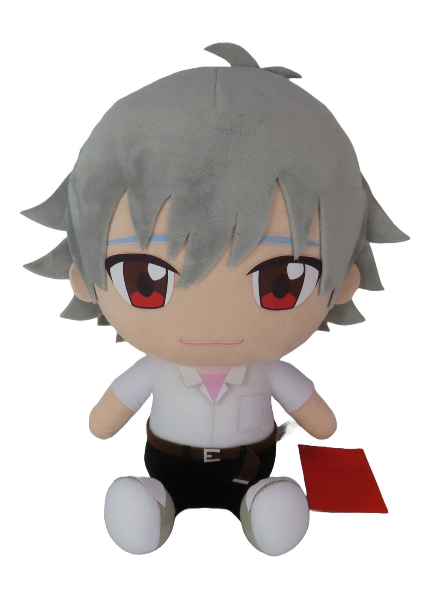 Evangelion New Movie - Kaworu Nagisa Uniform Sitting Plush 12"H